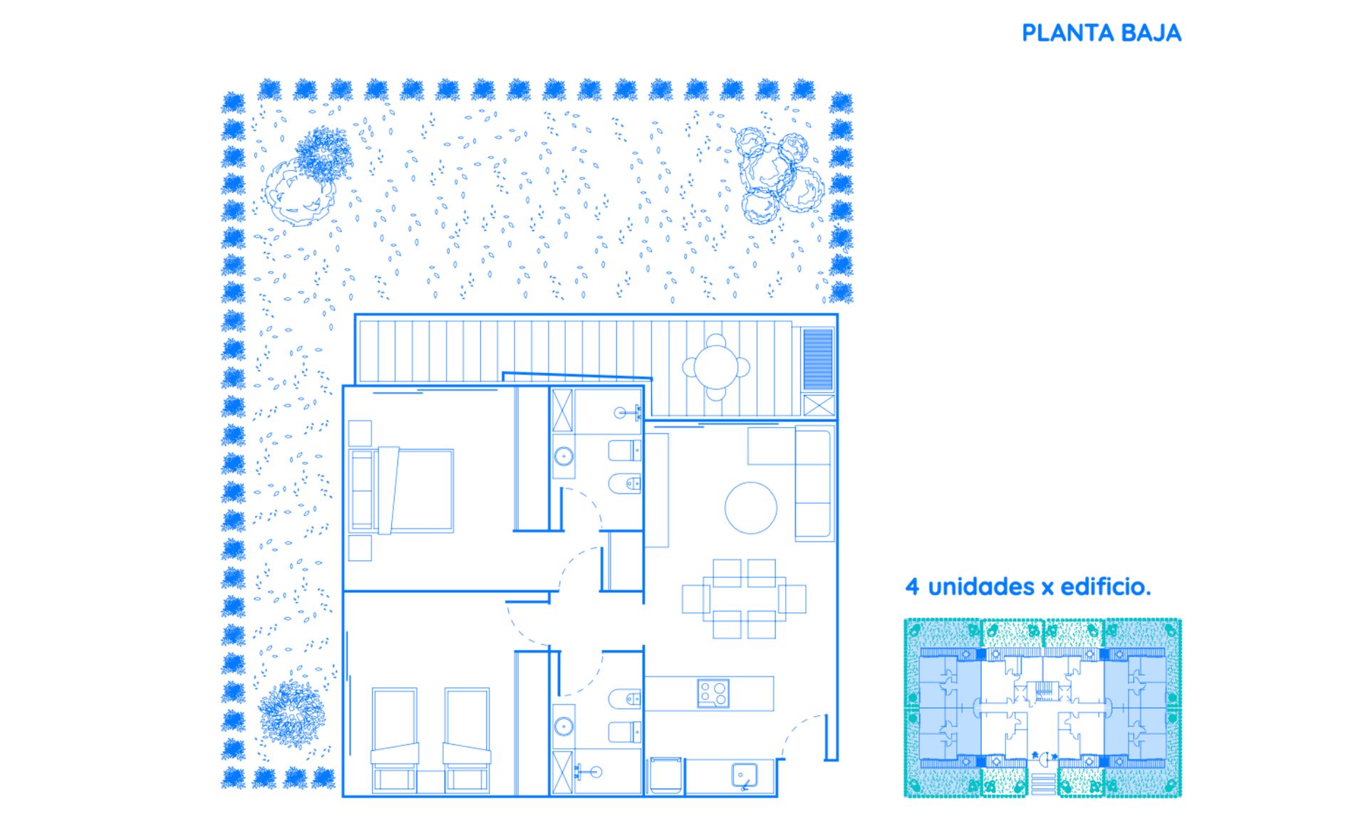 Venta Remeros Brickell 3 Ambientes Con Jardin