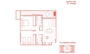 Remeros Brickell 3 Rooms Sale with Balcony