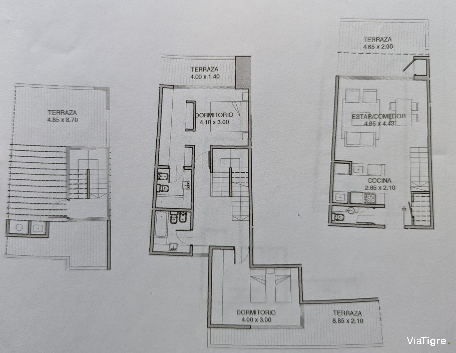 Venta depto 3 amb C/Terraza La Balconada Nordelta