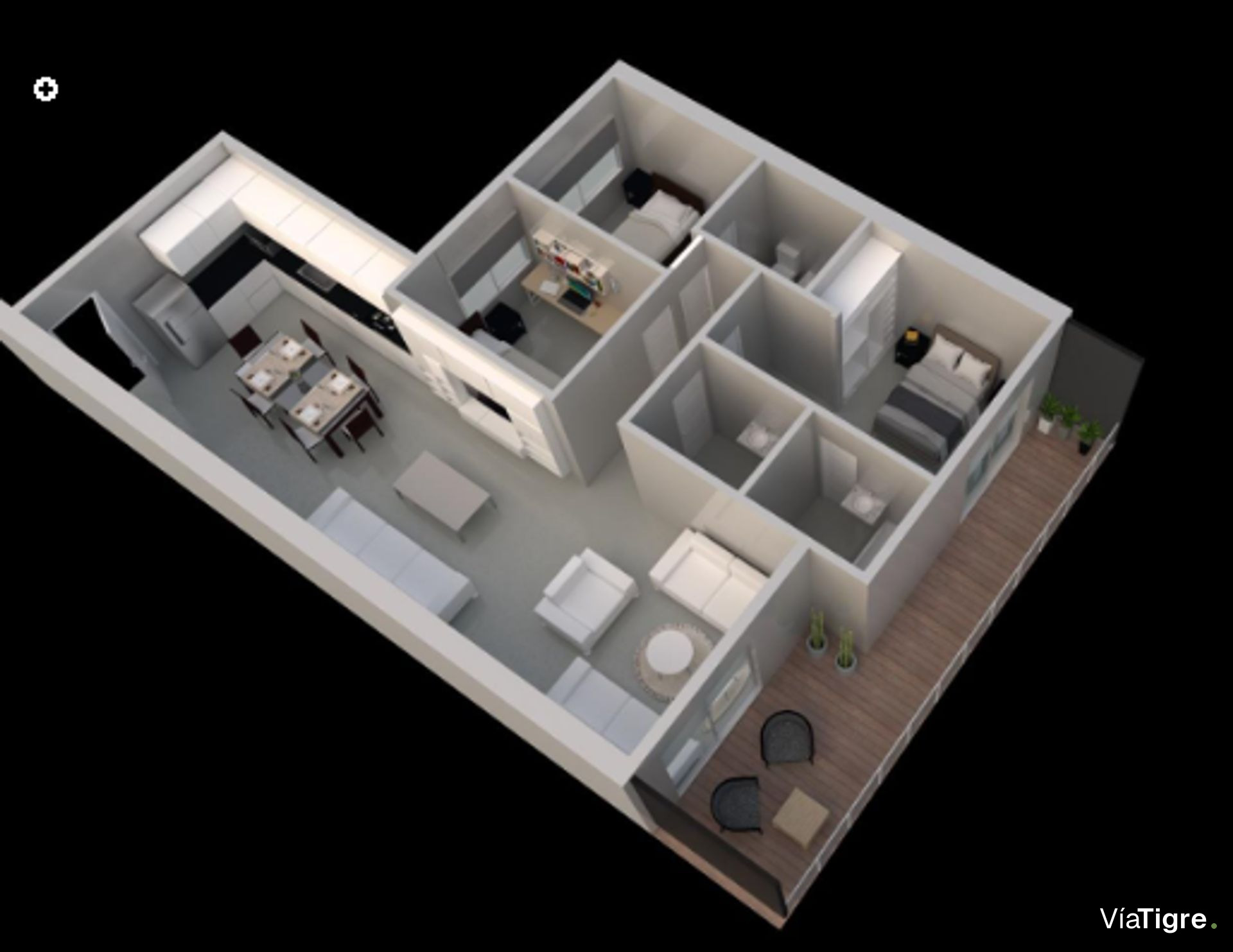 Venta Monoambiente con terraza propia amenities