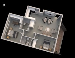Studio Apartment for Sale – 40,000 plus installments up to 150