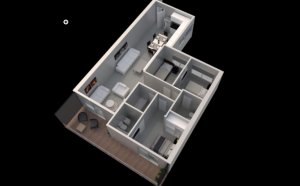 Studio Apartment for Sale – 40,000 plus installments up to 150