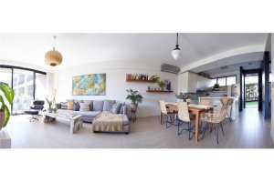 Immaculate 3-room with pool view in SIL