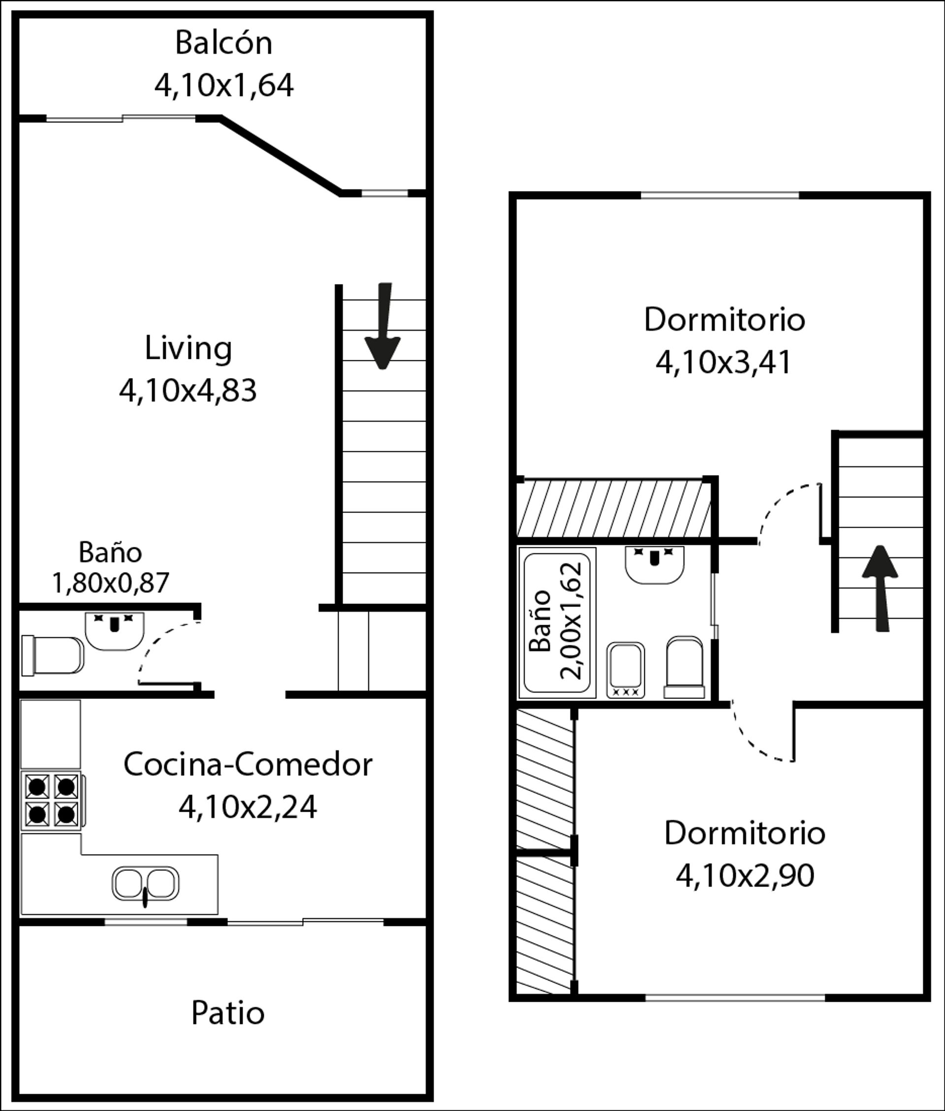 Venta Casa Duplex 2 Dormitorios Patio Carapachay