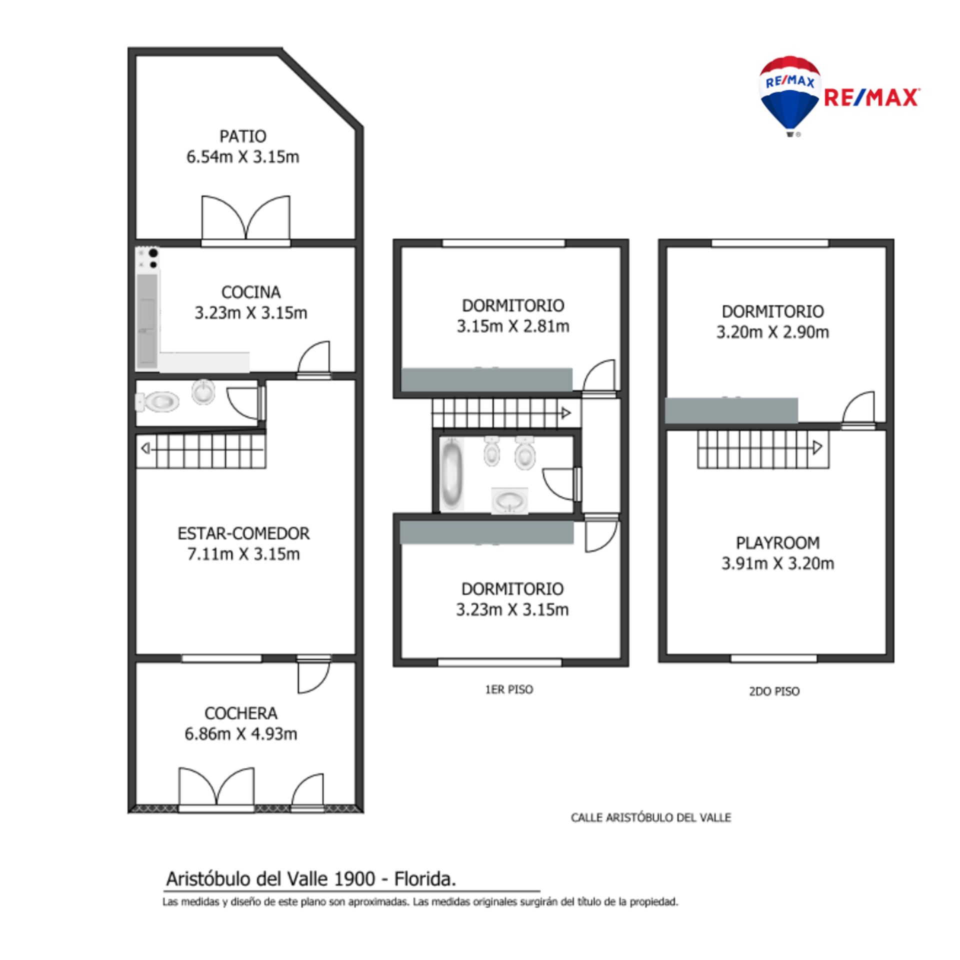 Triplex en venta 5 amb patio y cochera en Florida