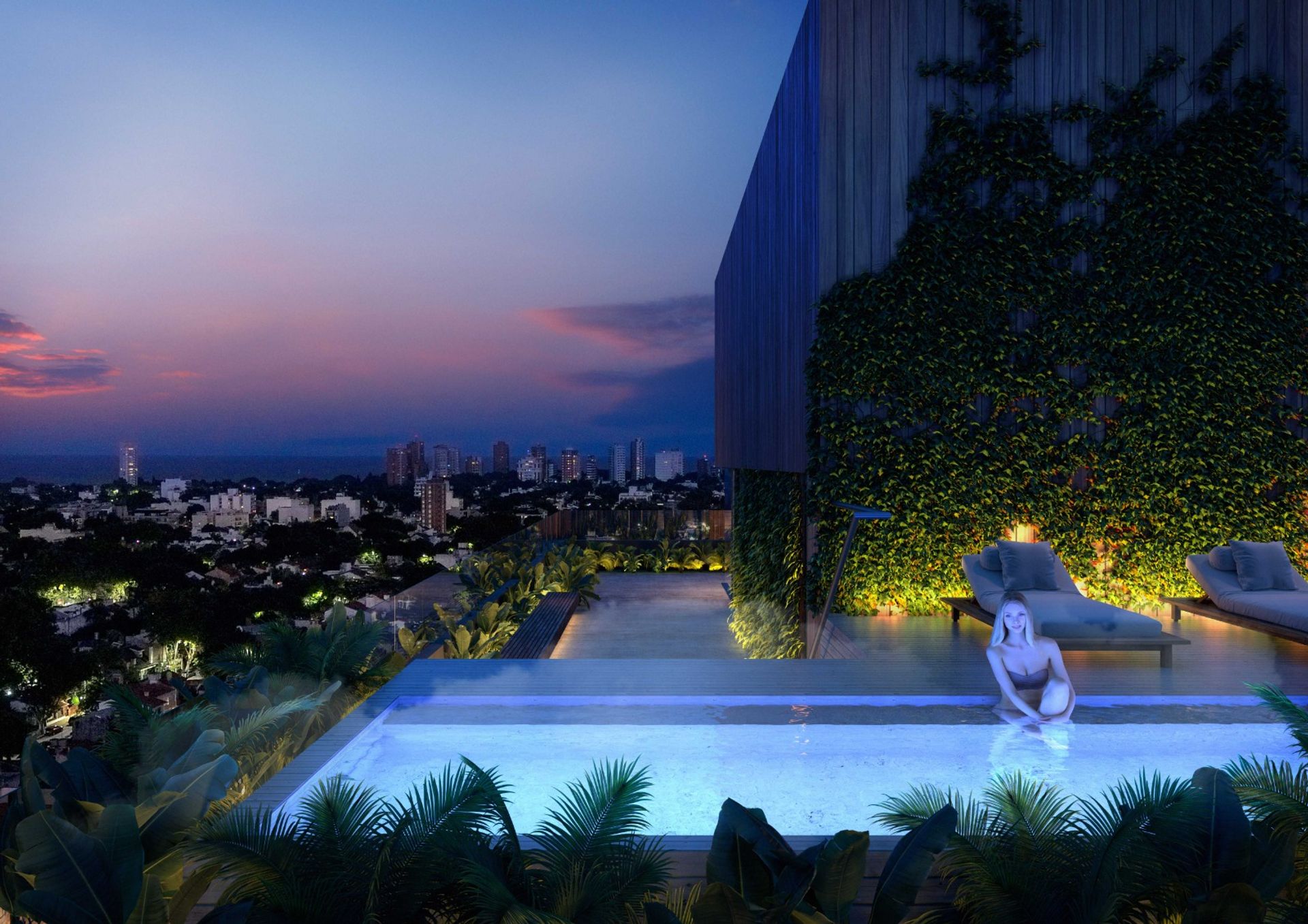 3/4 Ambientes Torre Bamboo con Patio y Cochera