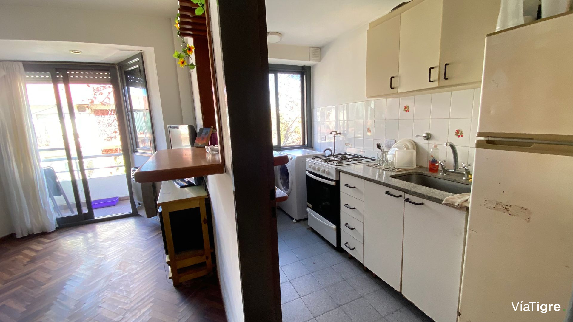 Venta Depto 2Amb Al Frente Balcon Cochera Tigre