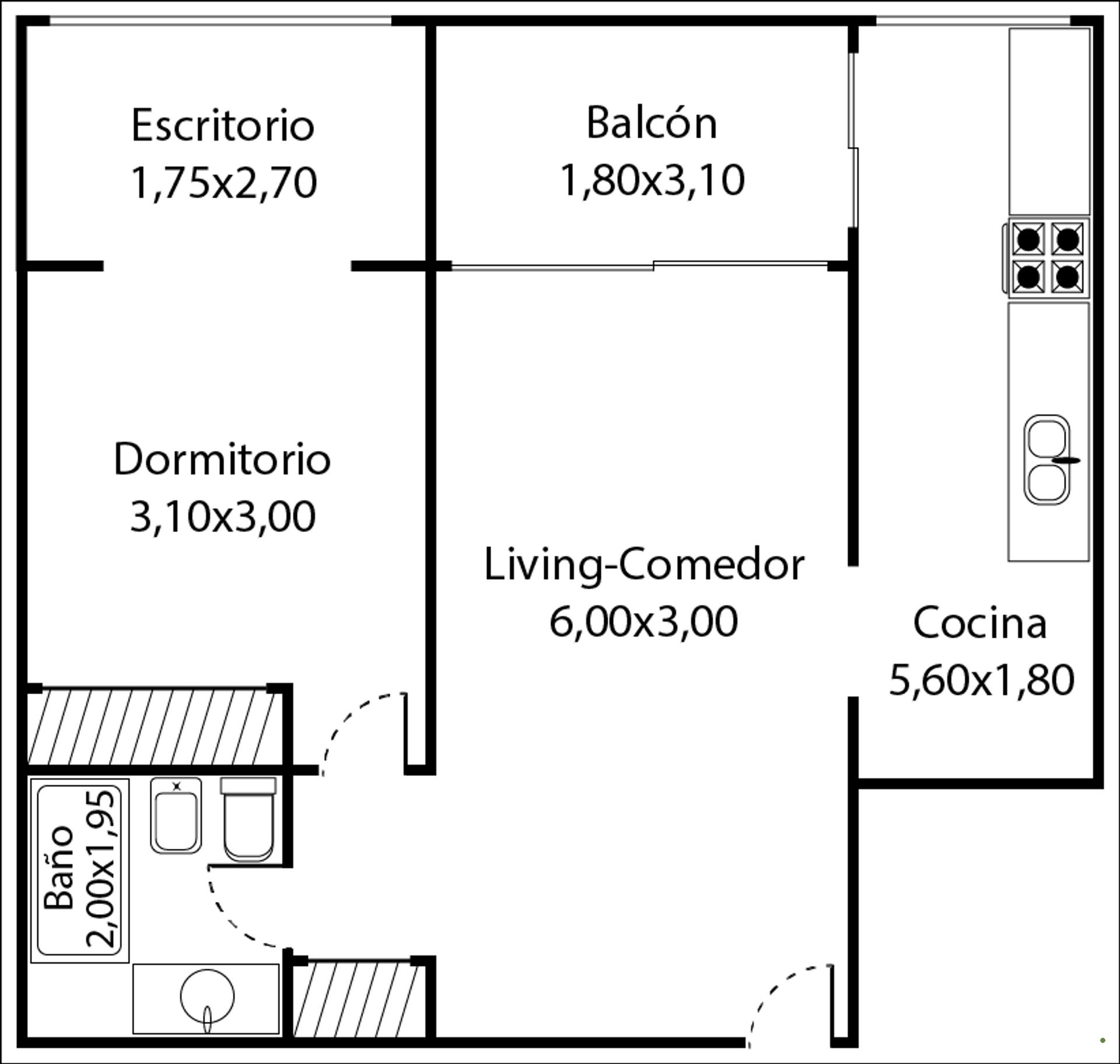 Venta 2 amb y 1/2 cochera y amenities - Vte. Lopez