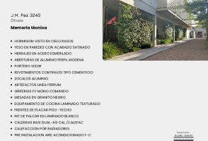 Venta Depto Triplex. Quincho Y Cochera. Olivos