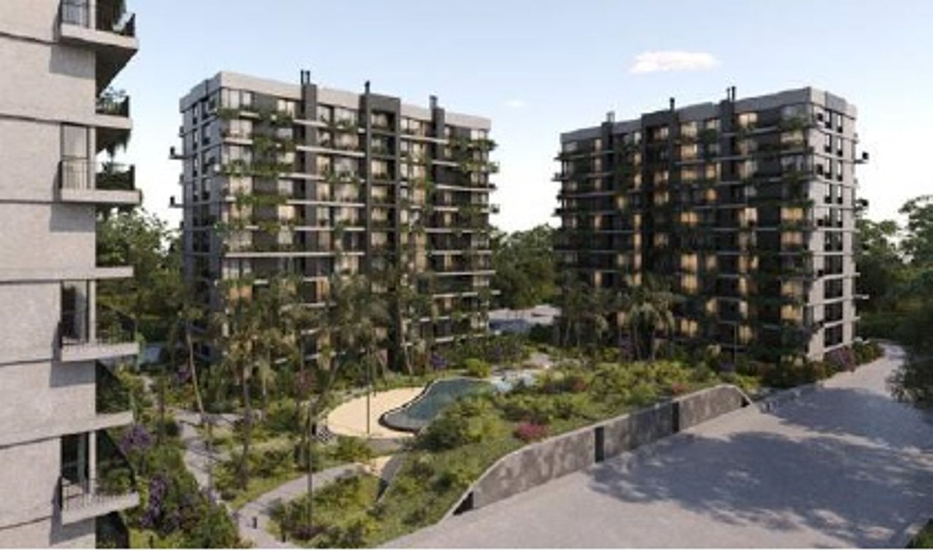 Vende Monoambiente Brickell Remeros balcón, pileta