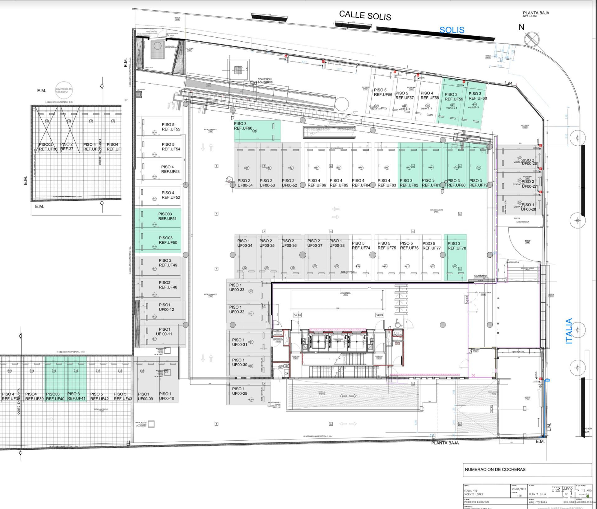 OFICINAS 930 m2 PLANTA LIBRE en OLIVO, 18 cocheras