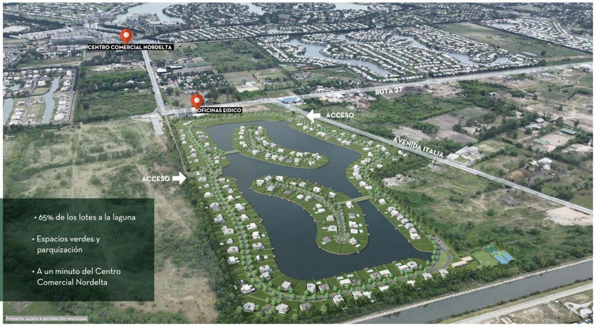 Barrio San Pedro Venta lotes financ. Benavidez