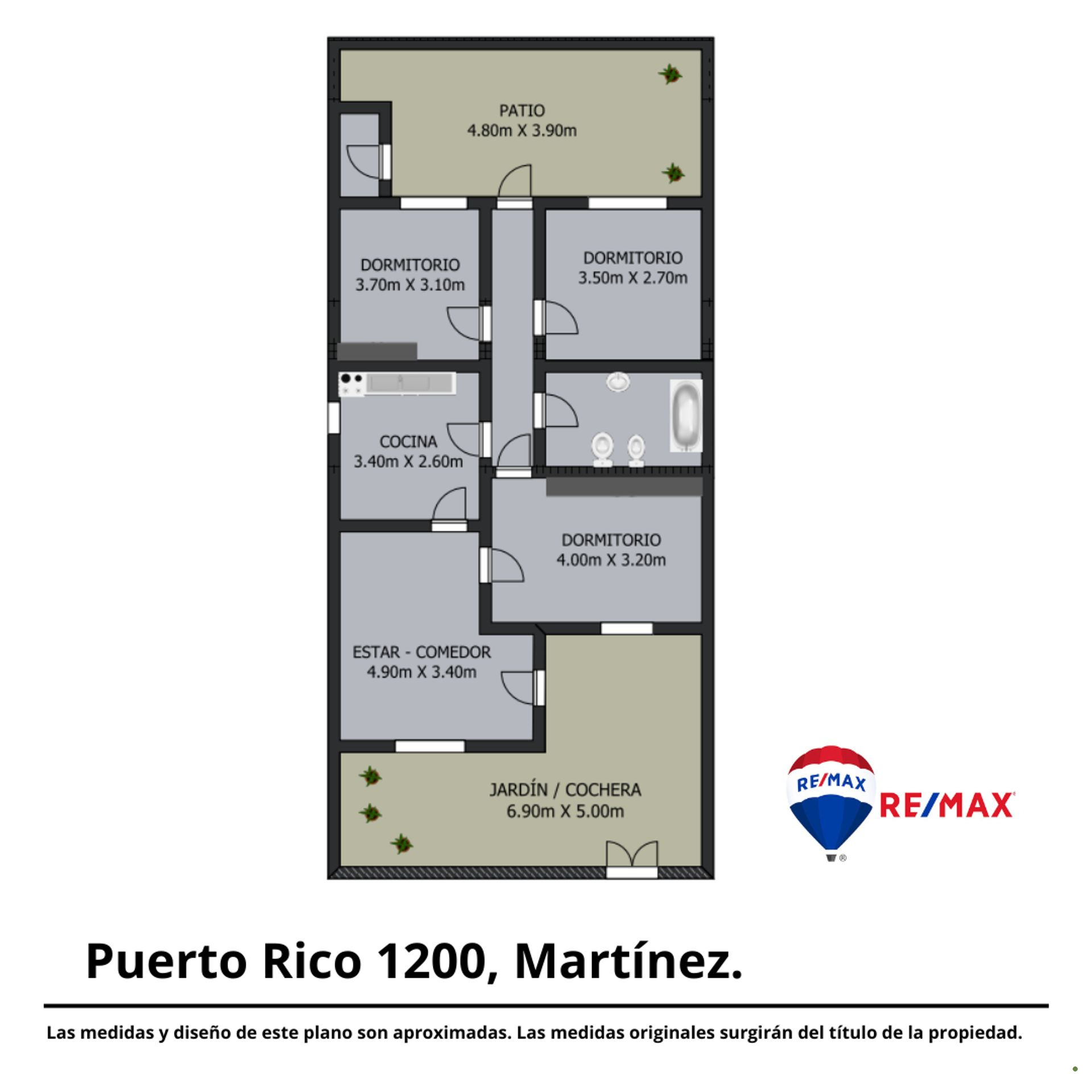 Venta Departamento 3 Ambientes Balcon Martelli