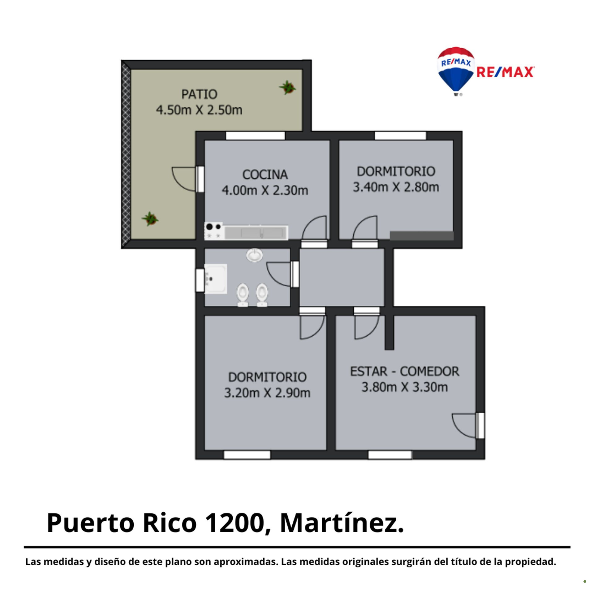 Venta Departamento 3 Ambientes Balcon Martelli