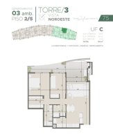 3-Room Apartment for Sale in Nordelta with Garage