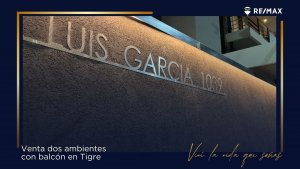 2-room sale with balcony, brand new, in Tigre, amenities