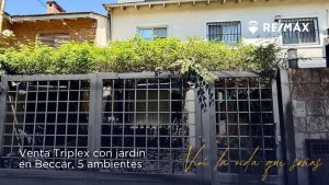 Venta Casa Triplex Con Jardin 5 Ambientes Beccar