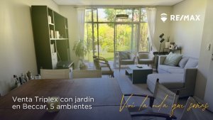 Venta Casa Triplex Con Jardin 5 Ambientes Beccar