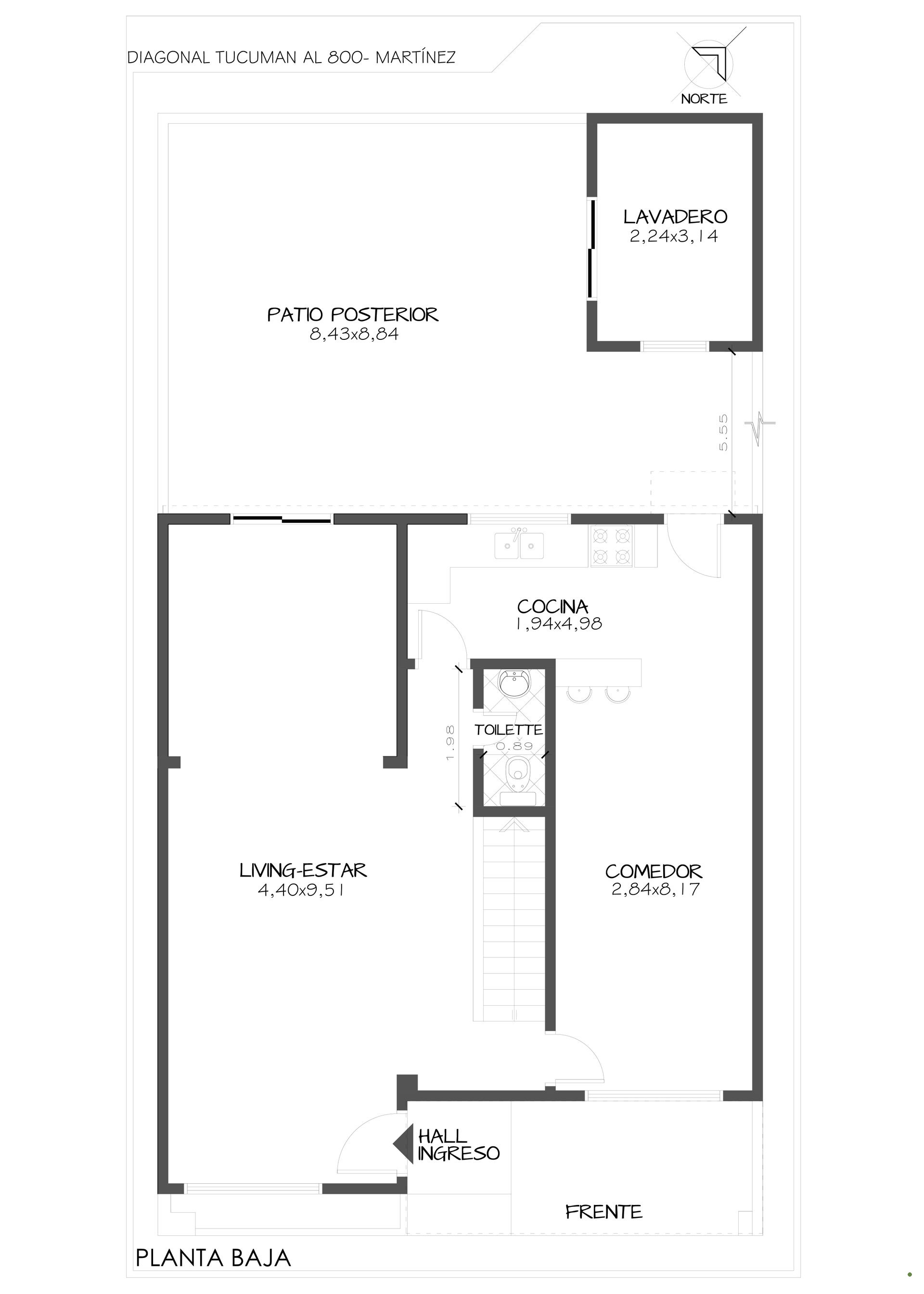 Casa en venta 5 ambientes con jardin, Martinez