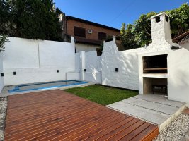 Triplex for Rent with Garden, Grill, and Pool