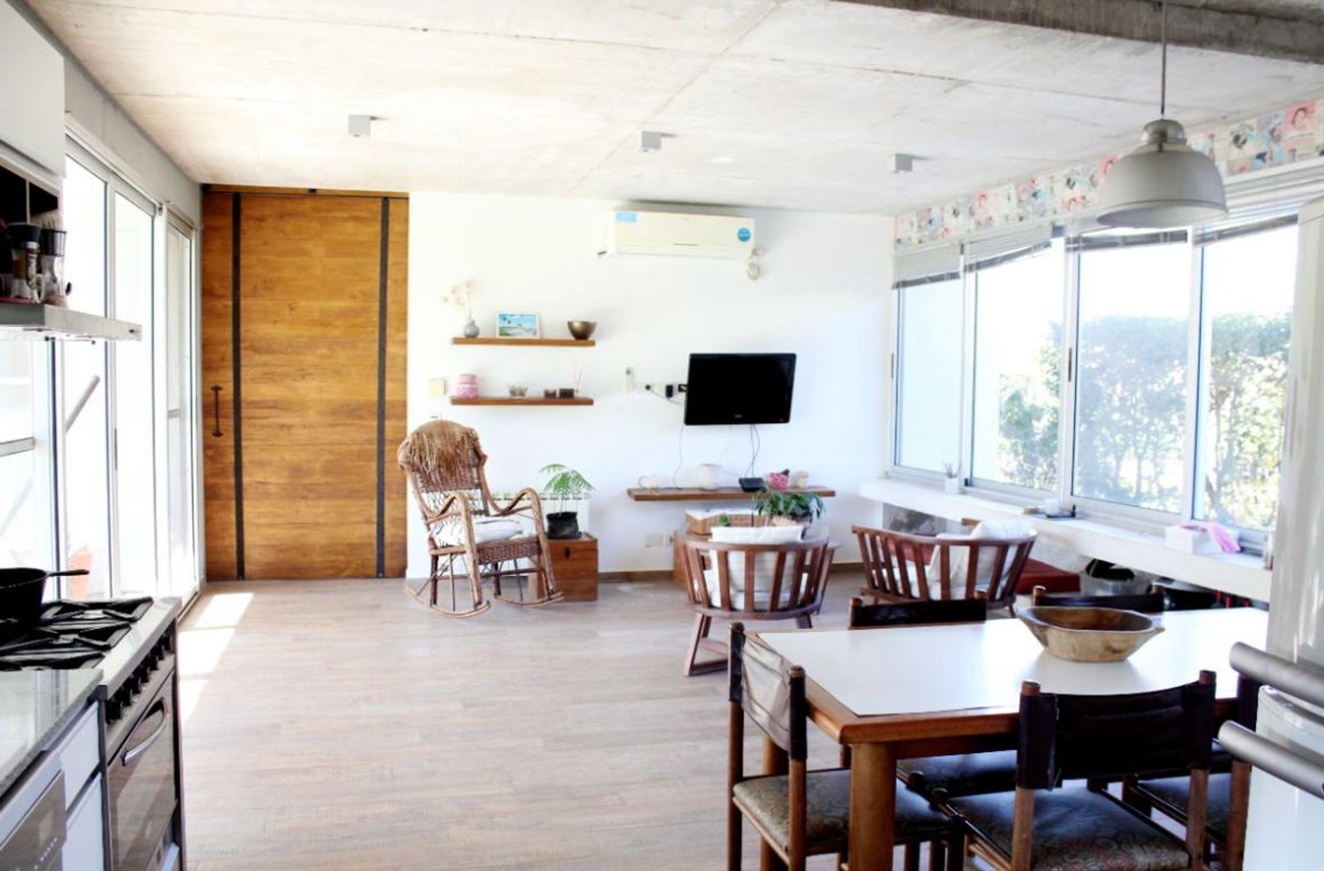 casa moderna hormigon con increible vistas