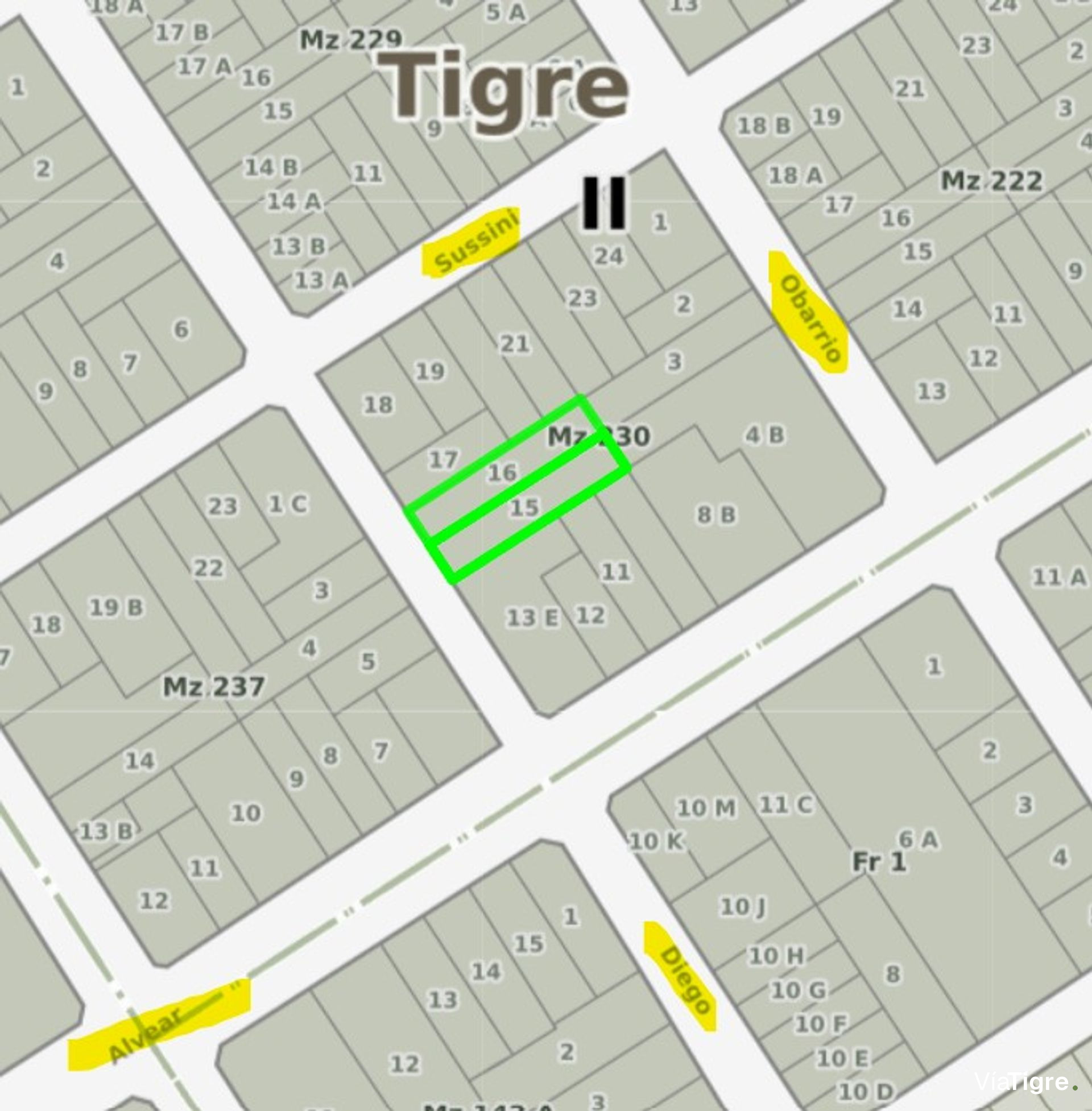 Venta Lote 20X50 Excelente Ubicacion Don Torcuato