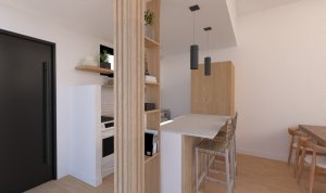 2-room Apartment with Own Terrace in Florida