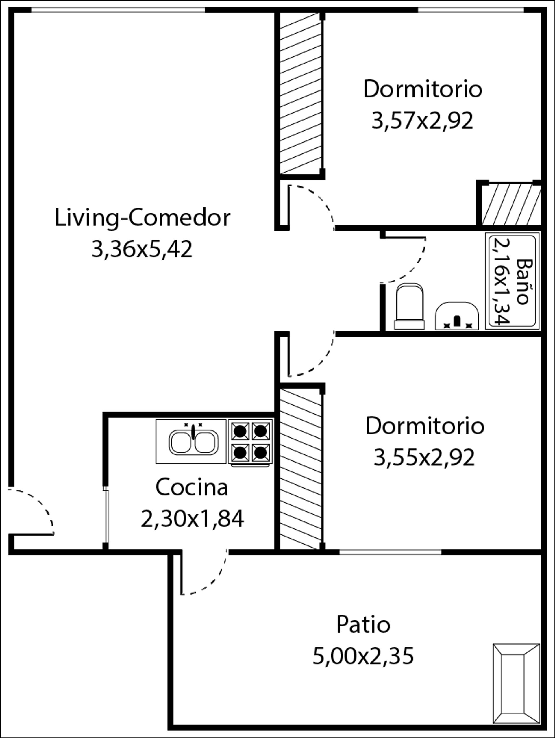 Venta Ph 3 Amb En Acasusso - Apto Credito - 64 M2