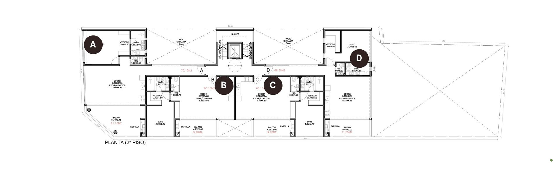 Venta 2 Amb Balcon San Isidro.pozo En Construccion