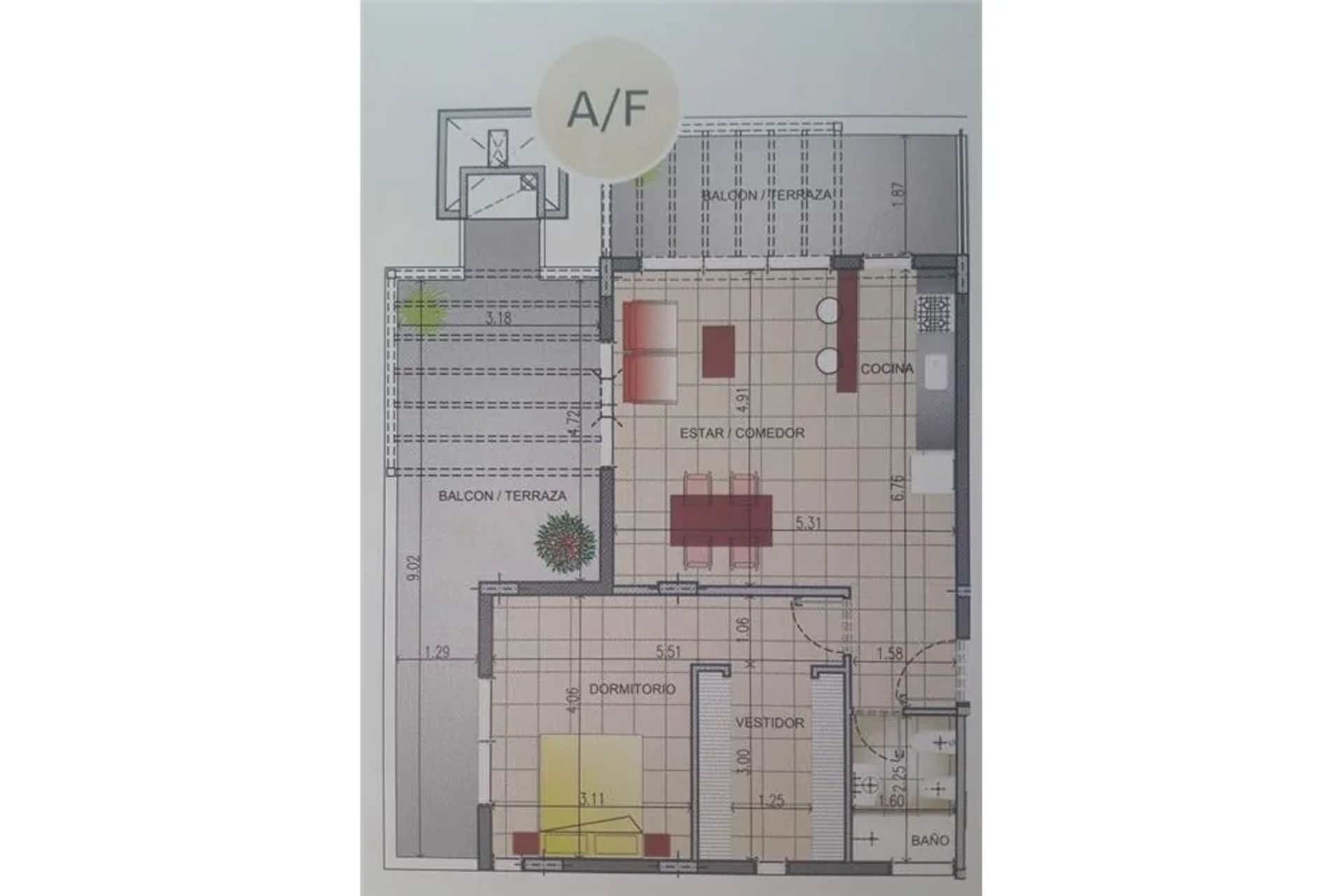 DEPTO.VENTA,2AMB,TIGRE,VILLANUEVA,2 TERRAZ,103 Mt