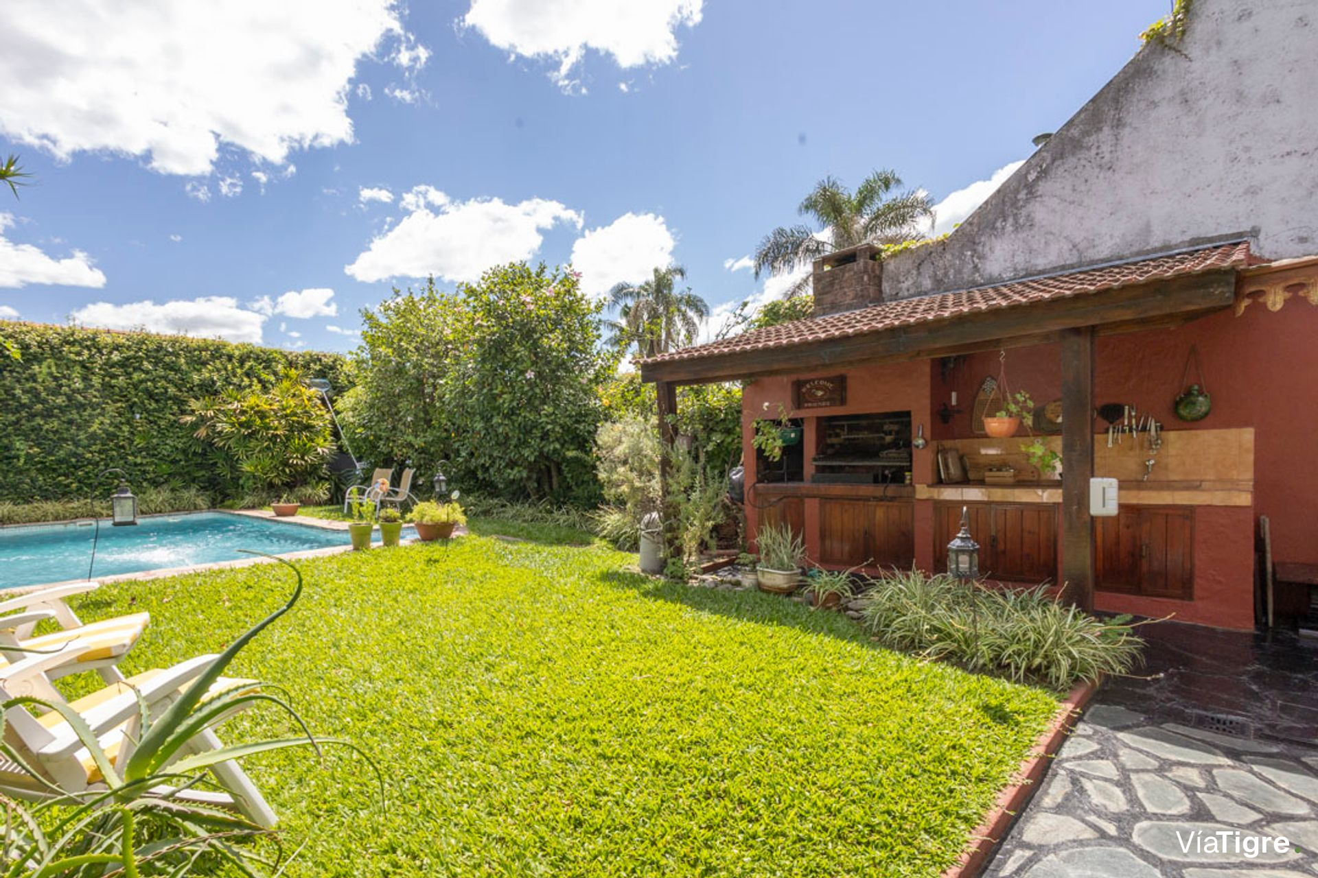 Venta Casa Jardin 6 Amb Pileta Vte Lopez Maipu/Rio