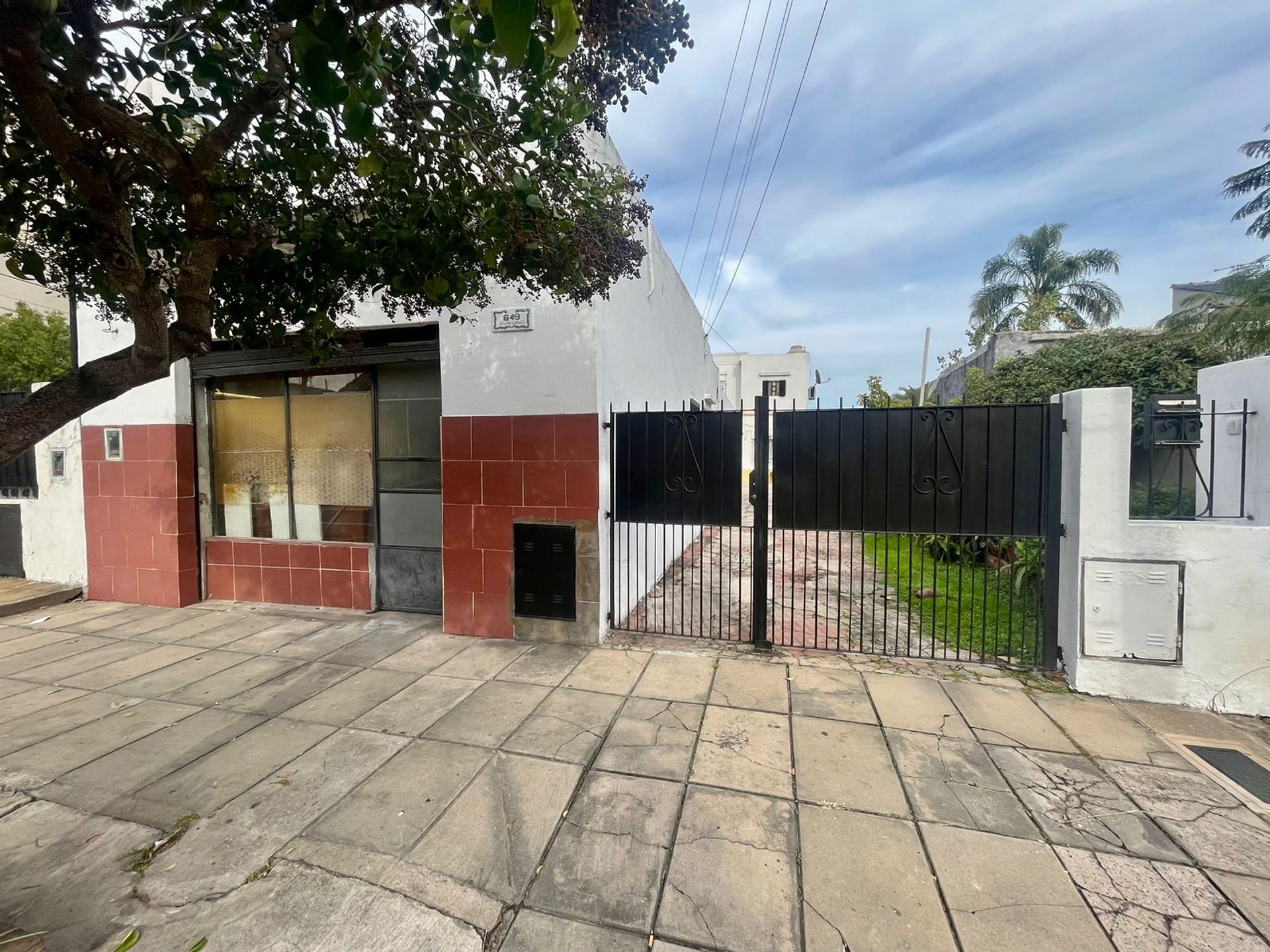 Multi-family house with retail space