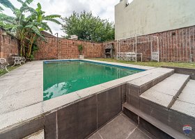 Two-Story House with Park and Pool