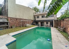 Two-Story House with Park and Pool