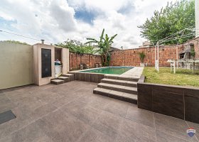 Two-Story House with Park and Pool