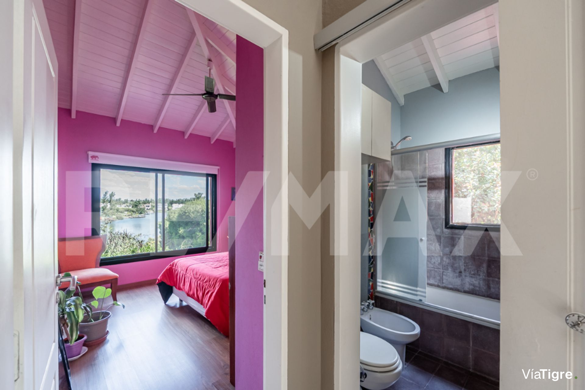 Casa sobre laguna con muelle Barrio San Agustín