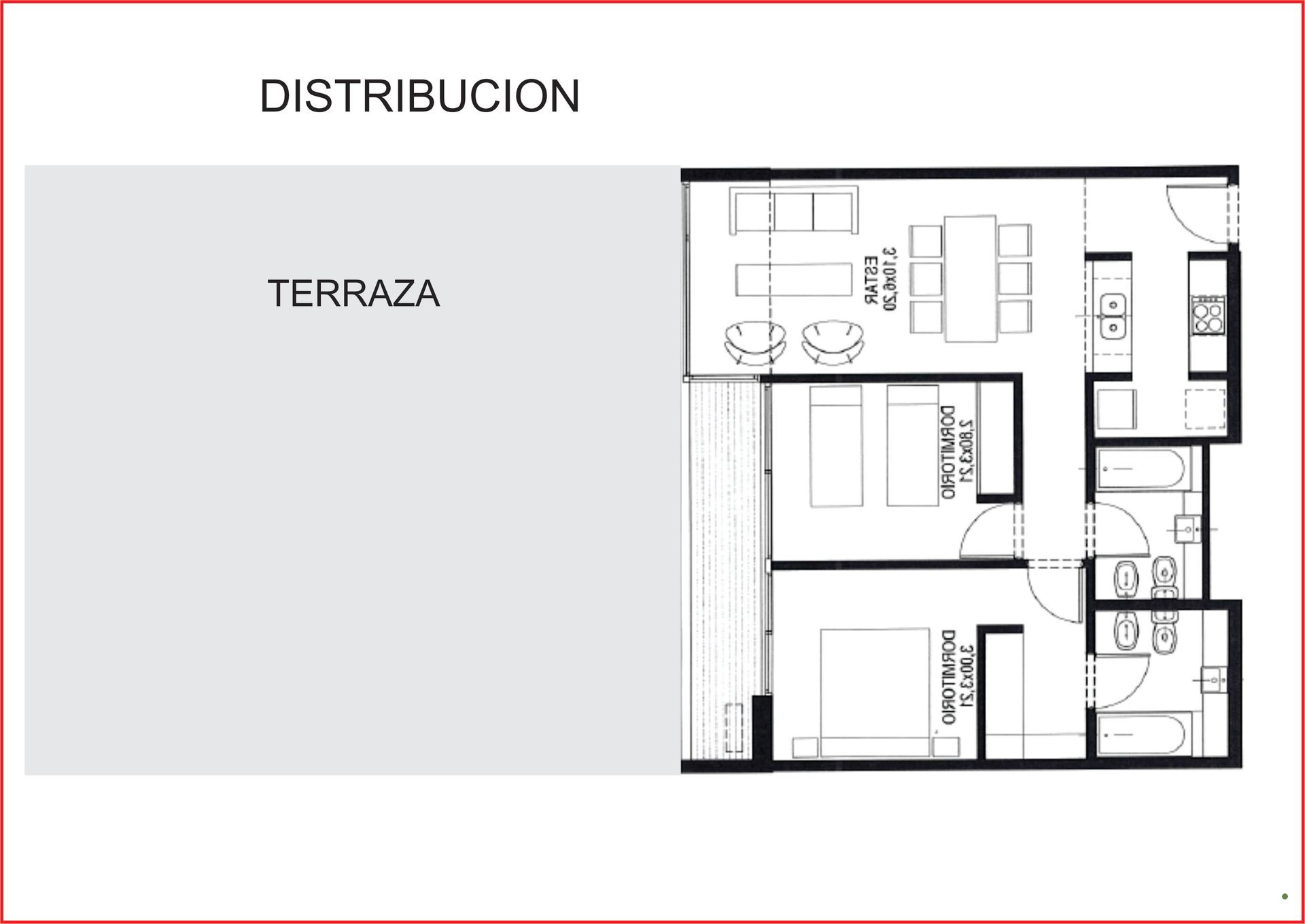 Venta Depto 3 Amb. C/Terraza Domus Vicente Lopez