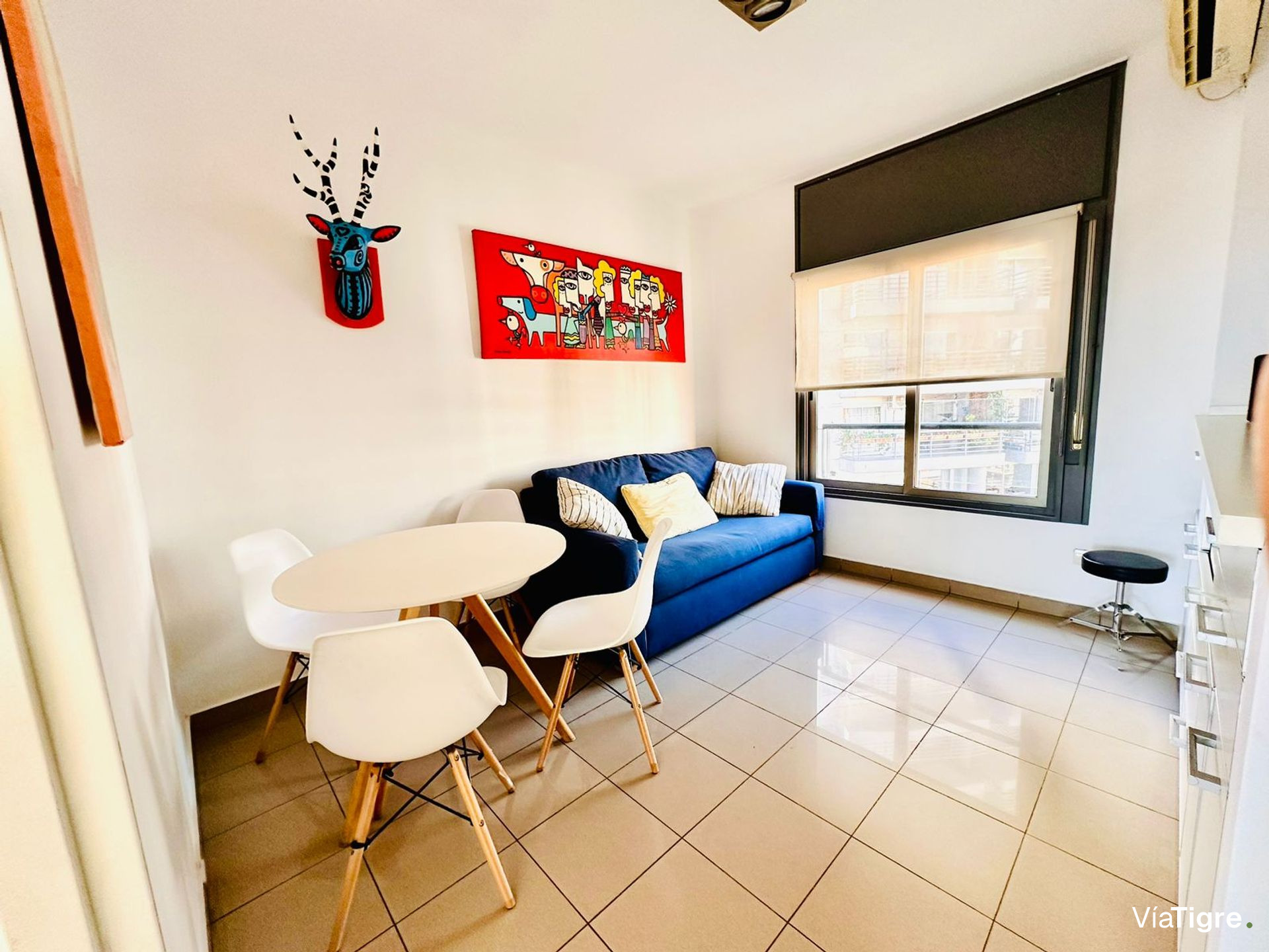 Alquiler 3 Dorm 2 Coch Piso Alto Amoblado Olivos