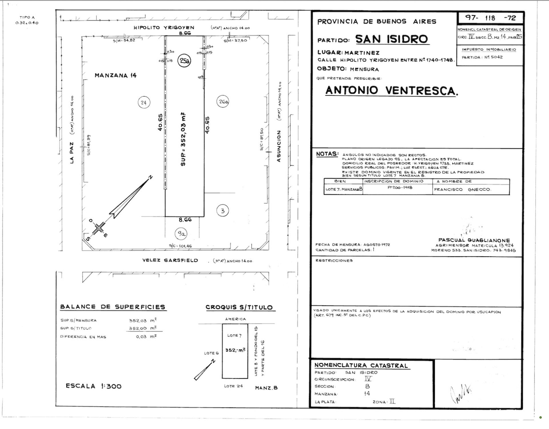 Venta Galpon 352 M2 Martinez