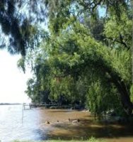 Lote en tierra y agua para casa flotante