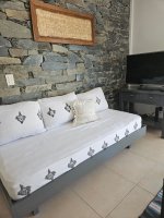 Seasonal 2-room rental with furniture and parking – Nortelta