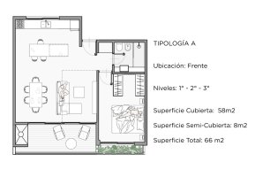 Venta 2 Ambientes Con Cochera Y Terraza San Isidro