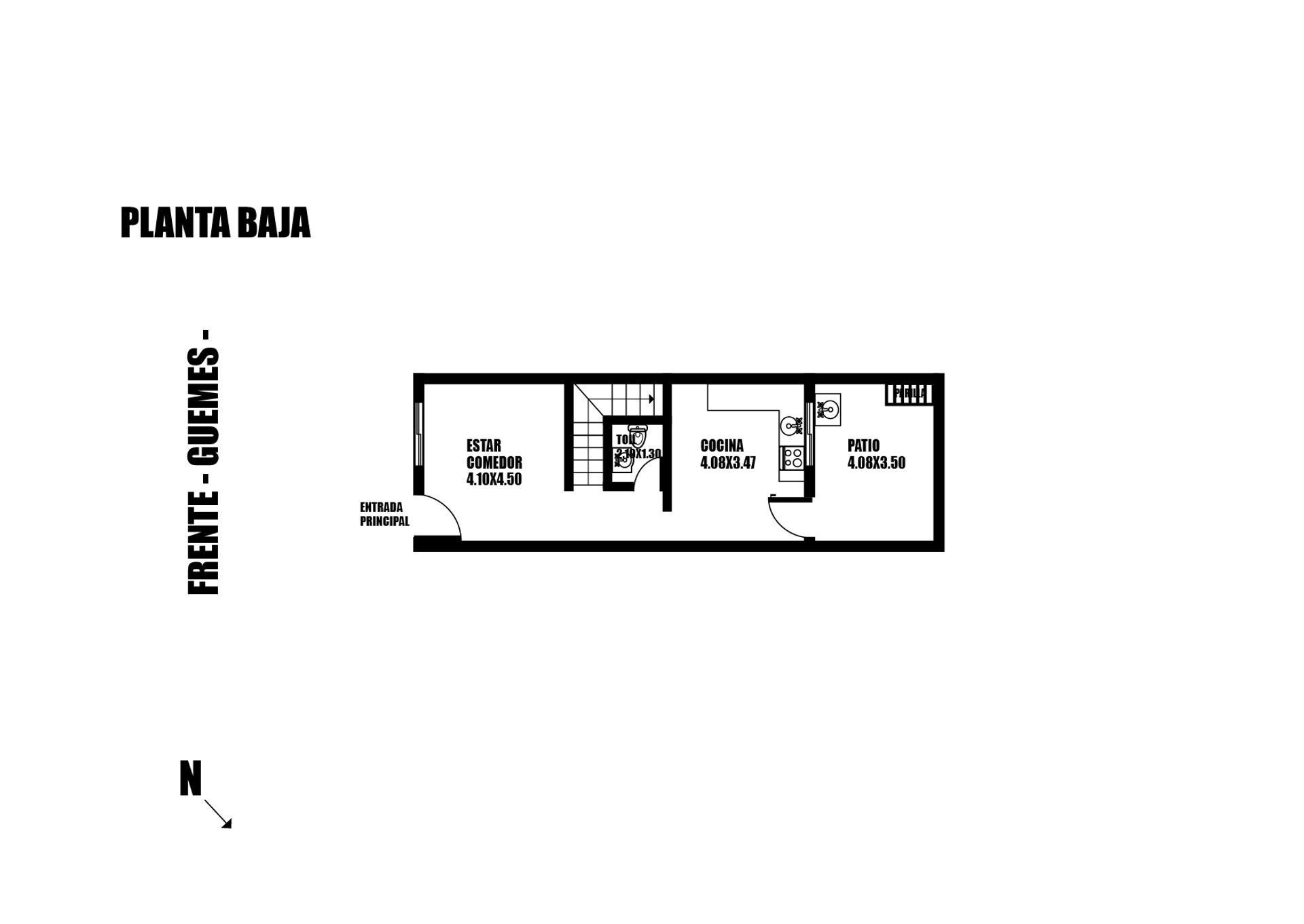 Venta Ph triplex de 4 amb. + play , patio y coch.