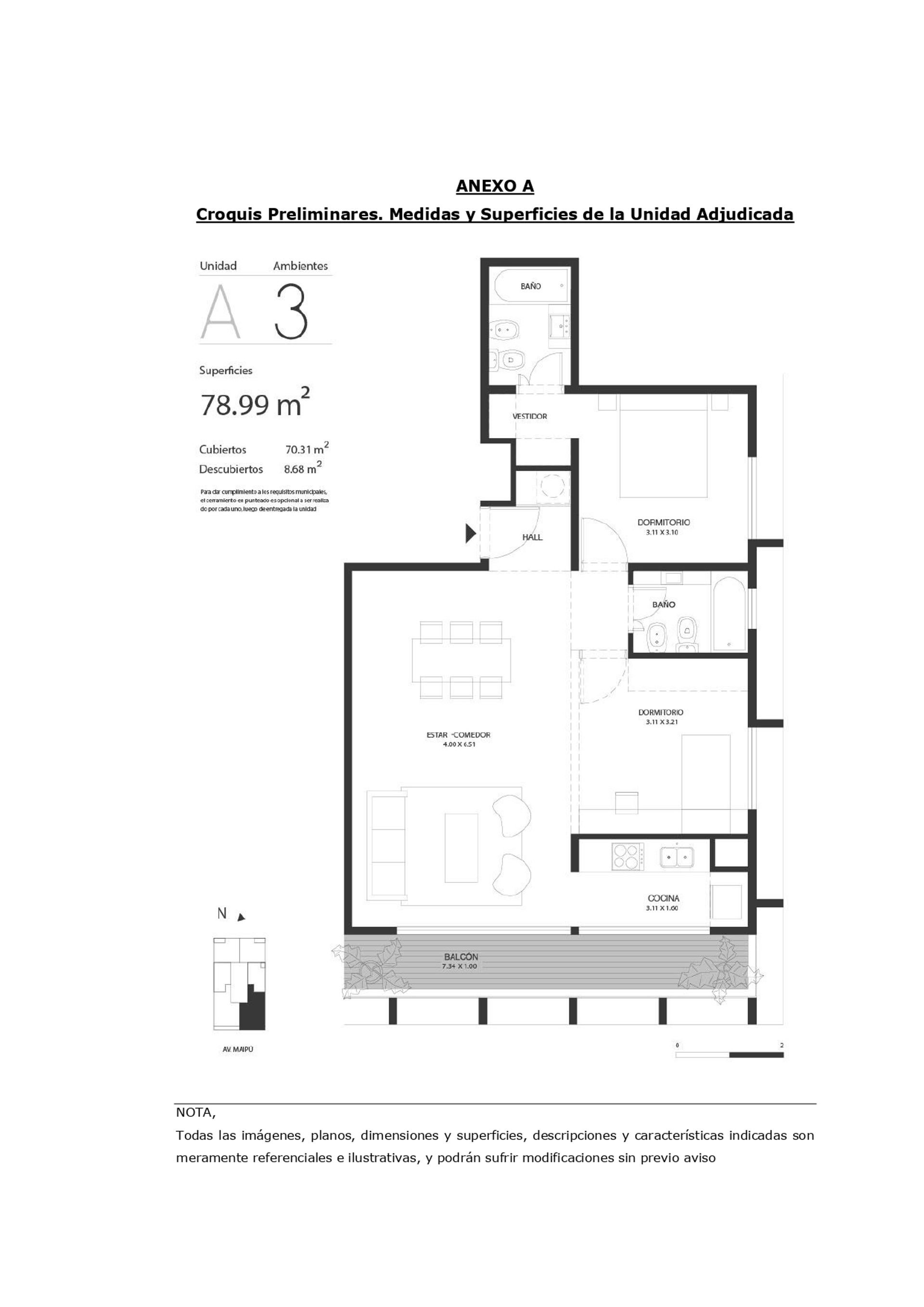 Depto 3 Amb A Estrenar C/Cochera | Torre Bamboo