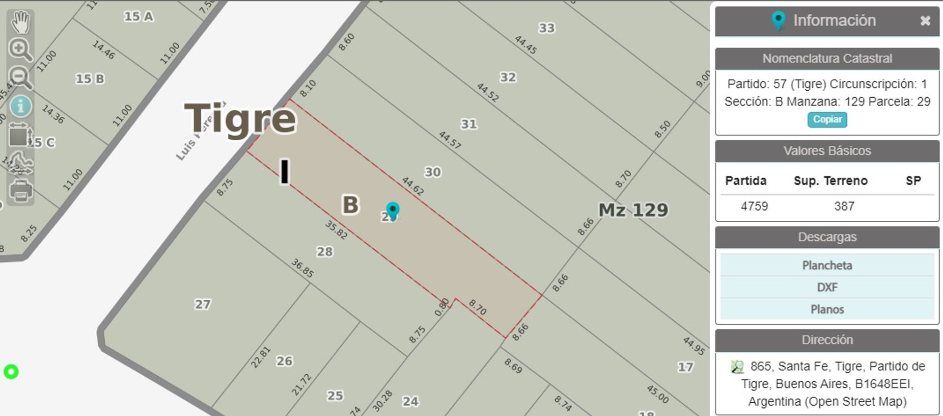 Venta lote 387 m² con 2 viviendas en Tigre Centro