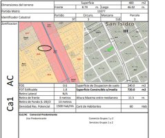 Venta lote 400 m2 Martinez sobre Av. Sta Fe