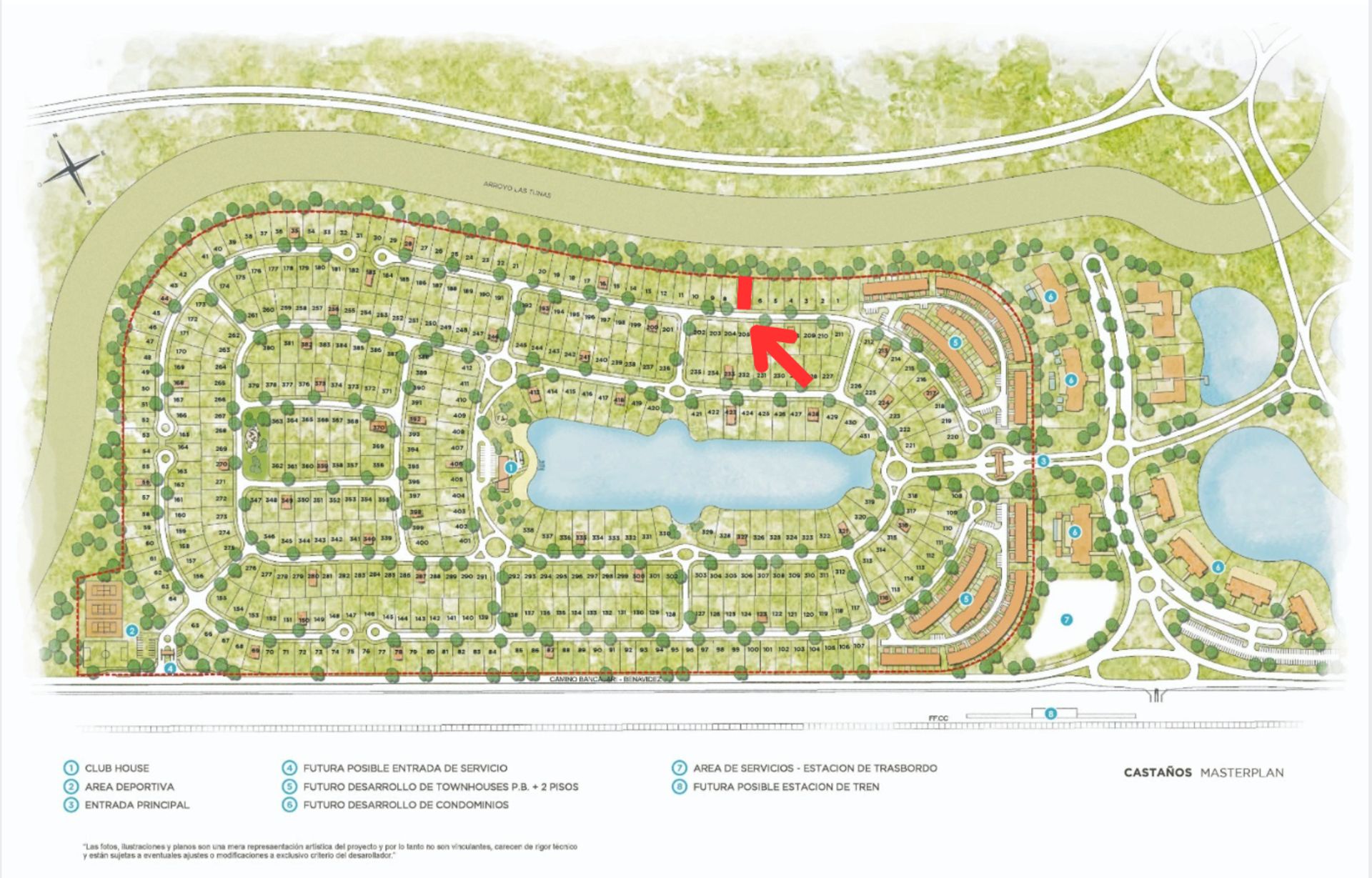 Sale of 507 m² land in Castaños, NE orientation, with garden