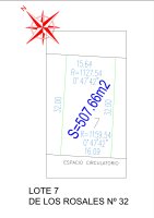 Sale of 507 m² land in Castaños, NE orientation, with garden