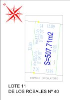 Land sale Castaños 507 meters Garden NE orientation