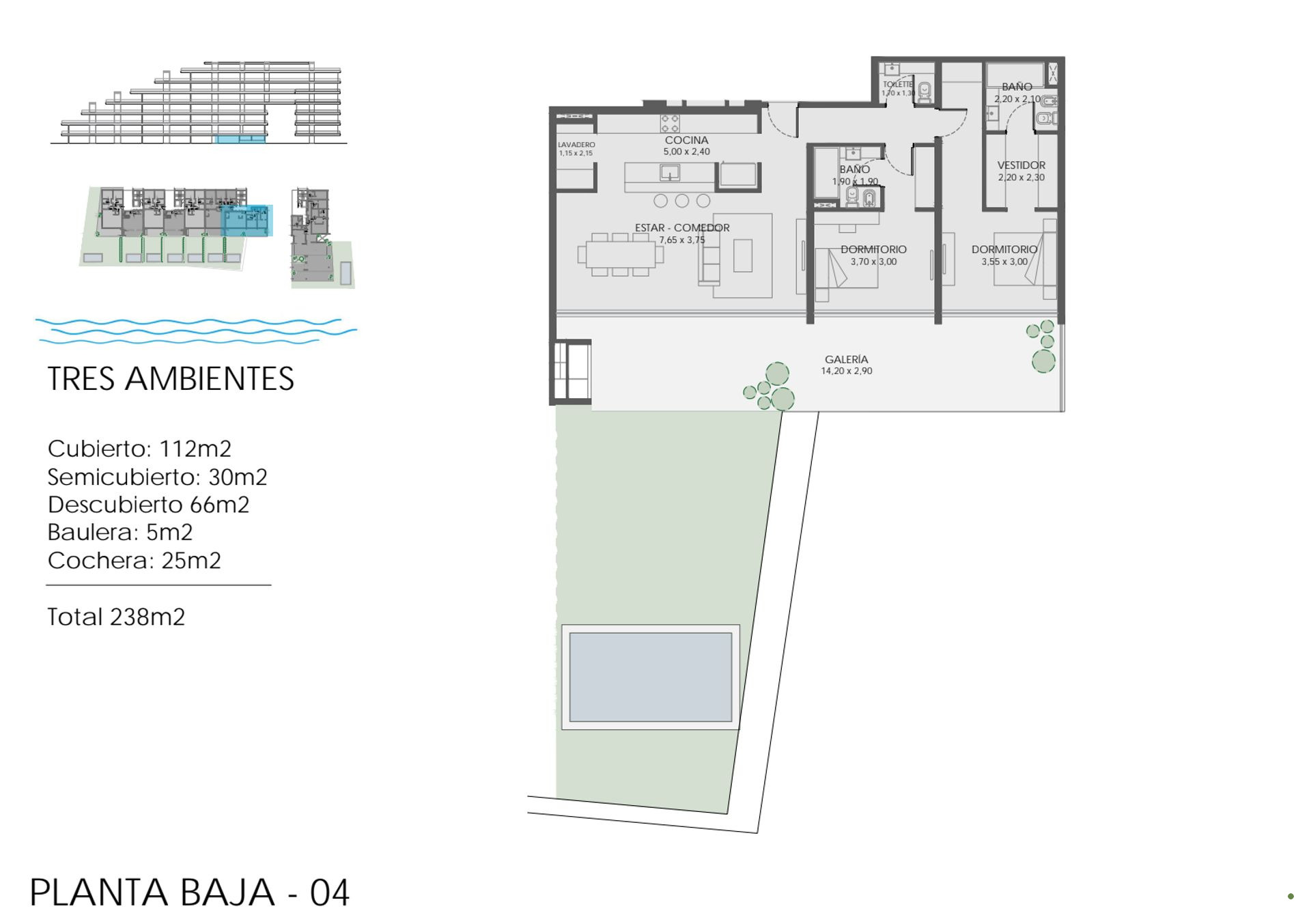 Venta 3 Amb Pb Jardin Acqua Marina Nordelta Al Rio